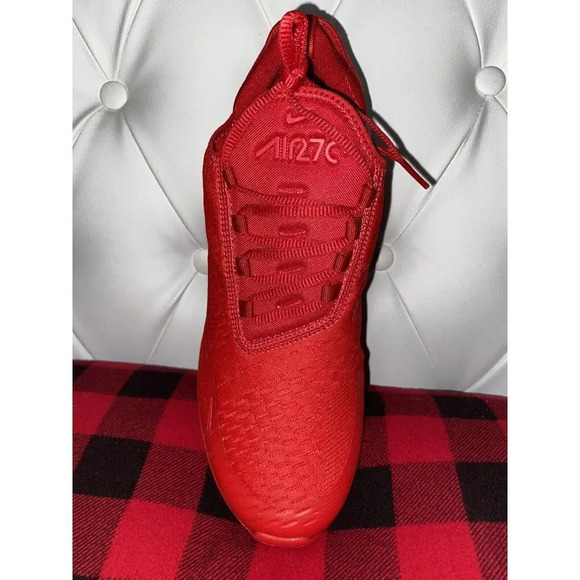 Nike Air Max 270 University Triple Red Men's Size 10 BRAND NEW - Picture 4 of 12
